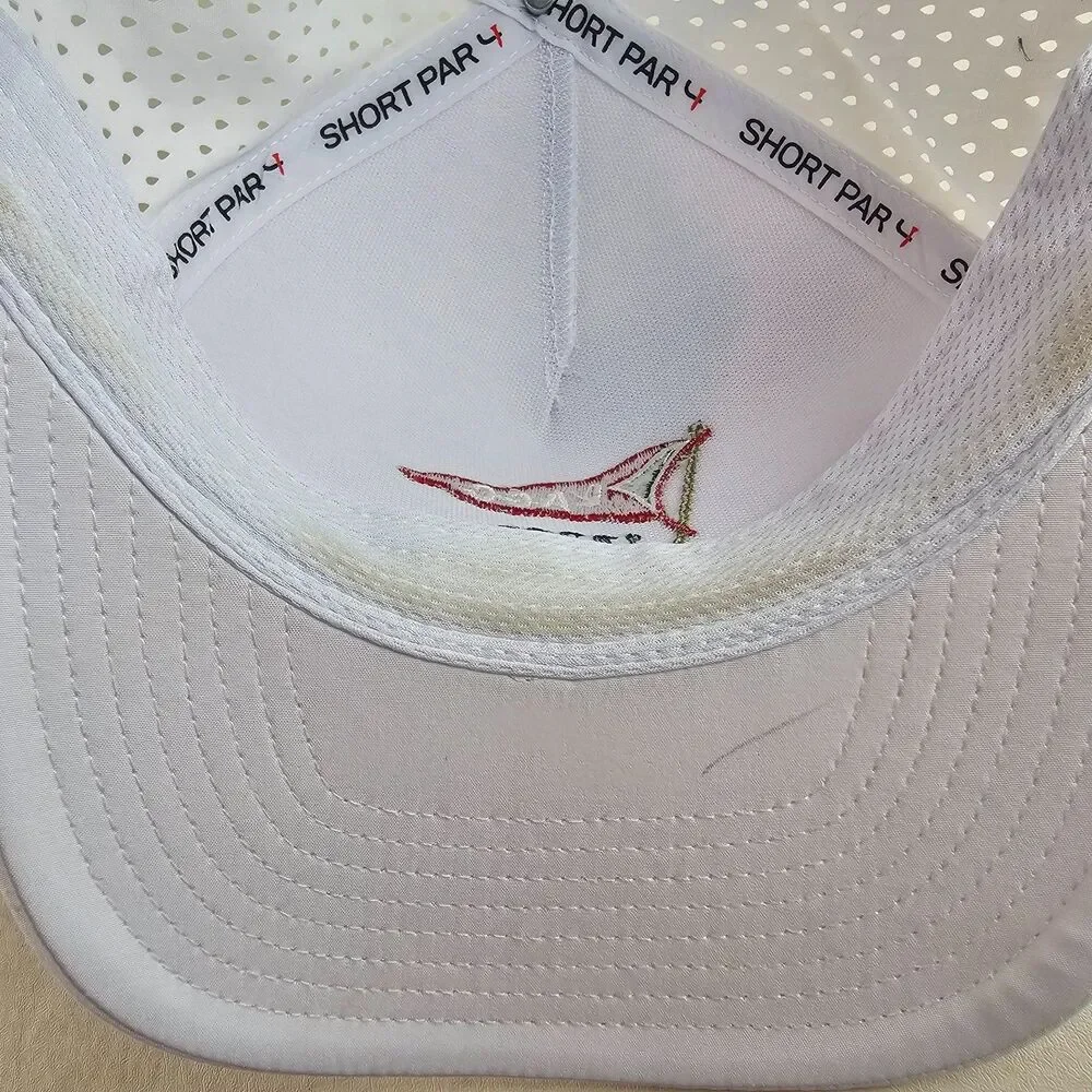 Short Par 4 LACC 123rd U.S. Open White Rope Golf Hat Performance Snapback Cap